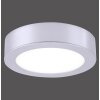 Plafonnier Leuchten-Direkt OSKAR LED Argenté, 1 lumière