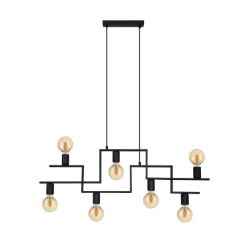 Suspension Eglo FEMBARD Noir, 7 lumières