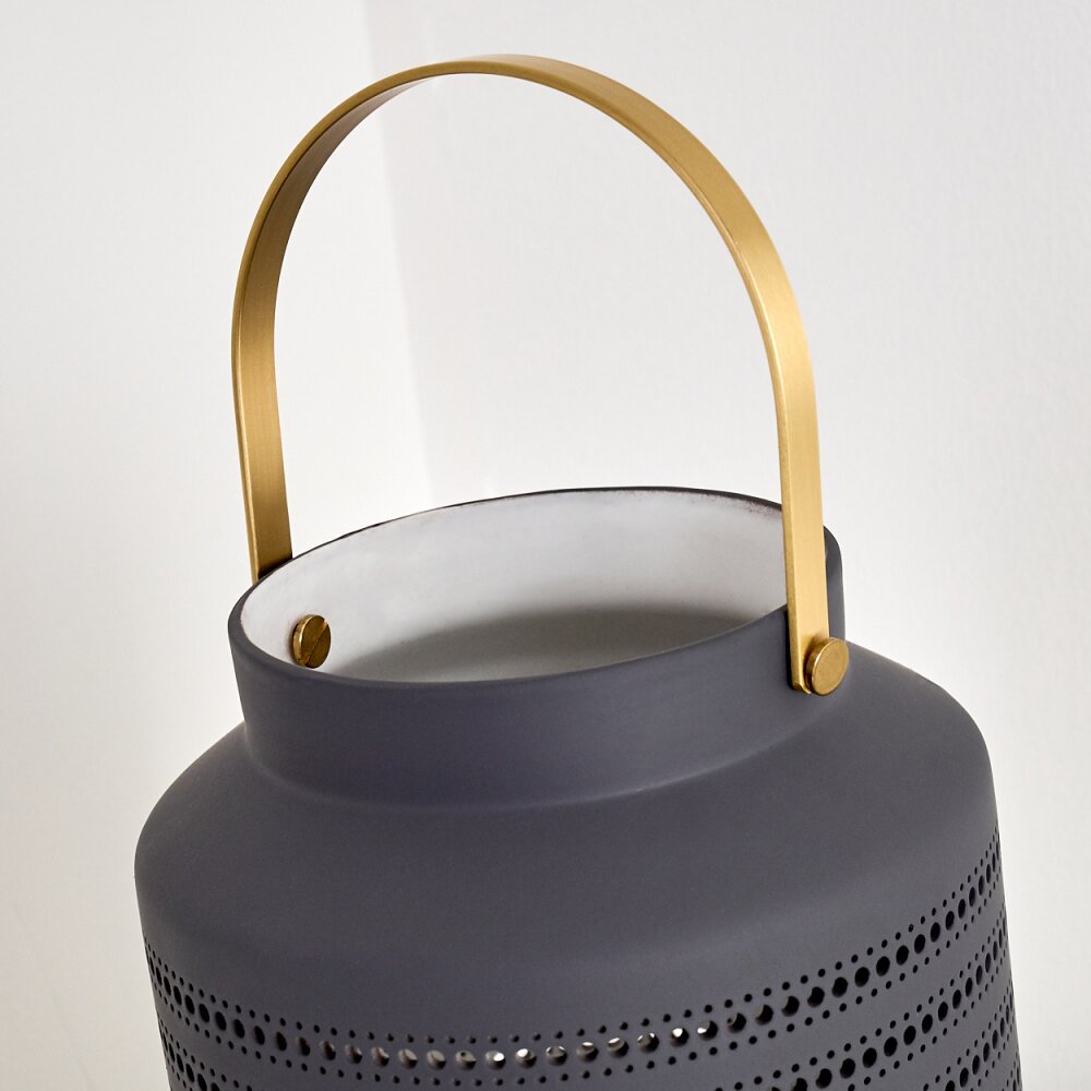 Lampe à poser Nakajima Noir, Blanc, 1 lumière