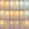 Lampadaire Gulkana LED Or, 2 lumières