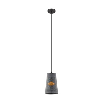 Suspension EGLO HONEYBOURNE Noir, 1 lumière