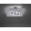 Plafonnier Paul Neuhaus Q-LINEA LED Aluminium, 1 lumière, Télécommandes, Changeur de couleurs