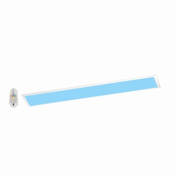 Panneau Eglo SALOBRENA-C LED Blanc, 1 lumière, Télécommandes, Changeur de couleurs