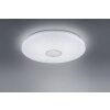 Plafonnier Leuchten Direkt JONAS LED Blanc, 1 lumière, Télécommandes