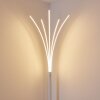 Lampadaire Bakersfield LED Blanc, 1 lumière