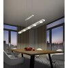 Suspension Trio-Leuchten Lacal LED Nickel mat, 7 lumières