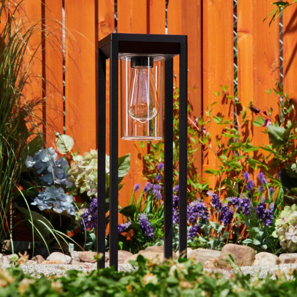 Borne lumineuse Baoshan Noir, 1 lumière
