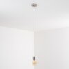 Suspension Cispus Nickel mat, 1 lumière