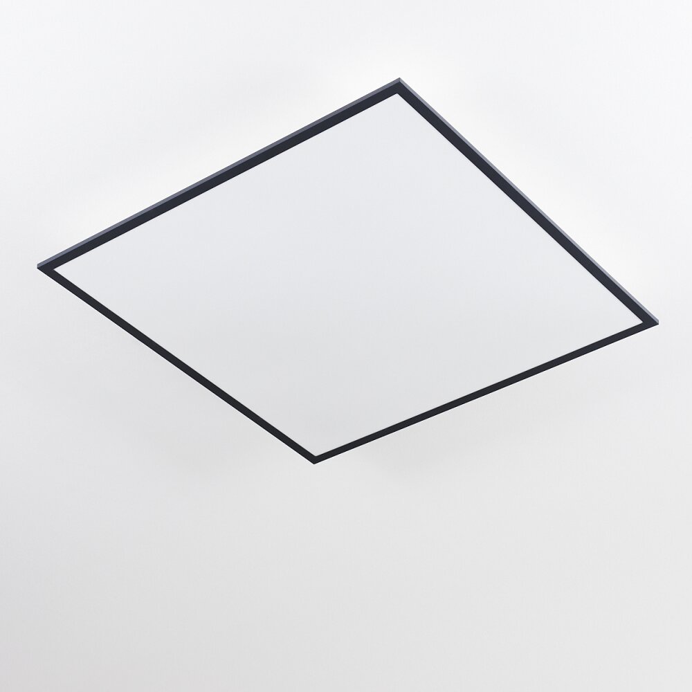 Plafonnier Salmi LED Gris, Blanc, 1 lumière