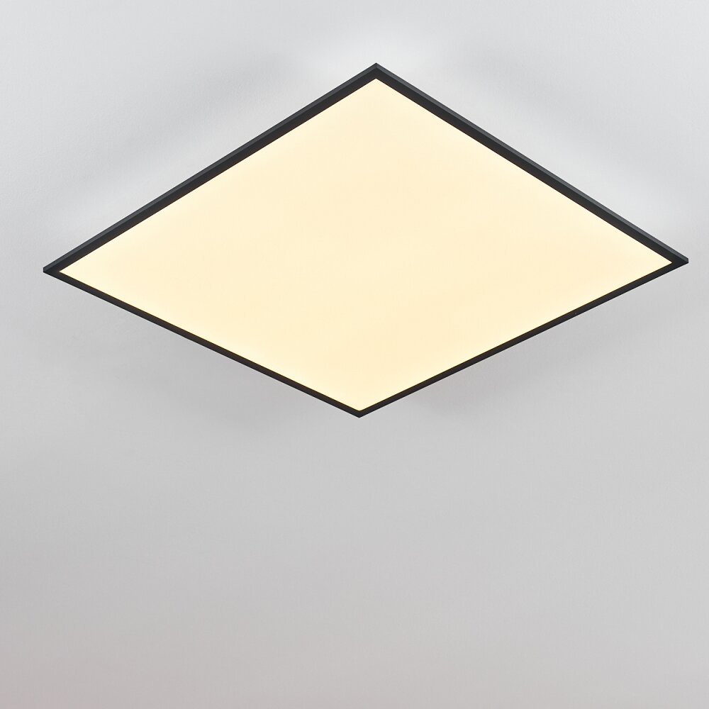 Plafonnier Salmi LED Gris, Blanc, 1 lumière