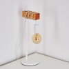 Lampe à poser Barbengo Brun, Blanc, 1 lumière