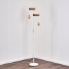 Lampadaire Barbengo Brun, Blanc, 2 lumières