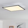 Plafonnier Salmi LED Gris, Blanc, 1 lumière