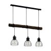 Suspension Eglo HORNINGTOPS Brun, Noir, 3 lumières