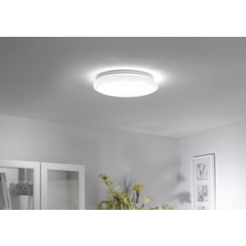 Plafonnier Leuchten-Direkt JUPITER LED Blanc, 1 lumière