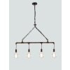 Suspension Lutec AMACORD Brun, 4 lumières