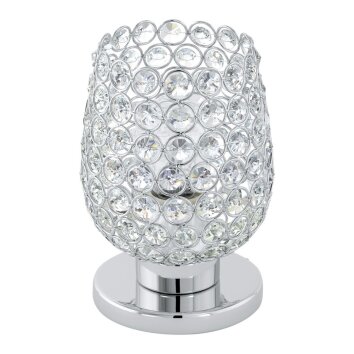 Lampe à poser Eglo BONARES 1 Chrome, Clair, 1 lumière