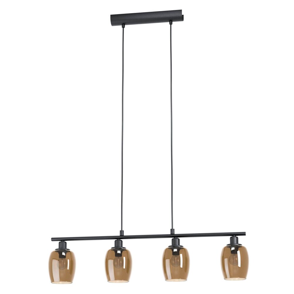 Suspension Eglo ZABALEA Noir, 4 lumières main product photo