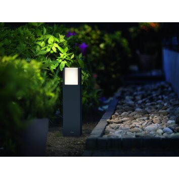 Borne lumineuse Philips myGarden ARBOUR LED Gris, 1 lumière
