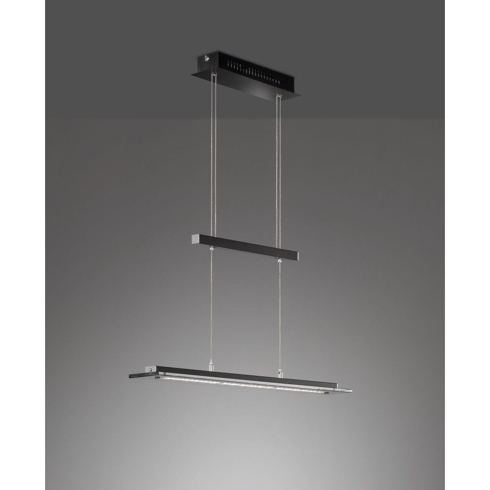 Suspension Fischer & Honsel living Tenso TW LED Verre, 1 lumière