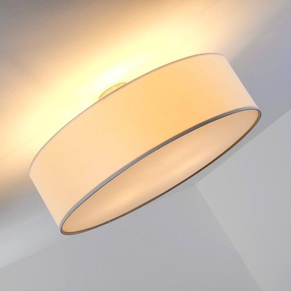 Plafonnier Foggia Blanc, 3 lumières