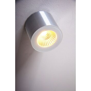 Plafonnier Helestra LED Badezimmer Aluminium, 1 lumière