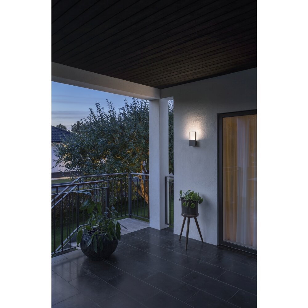 Applique murale d'extérieur Konstsmide Matera LED Noir, 1 lumière