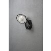 Applique murale Konstsmide Prato LED Noir, 1 lumière, Détecteur de mouvement