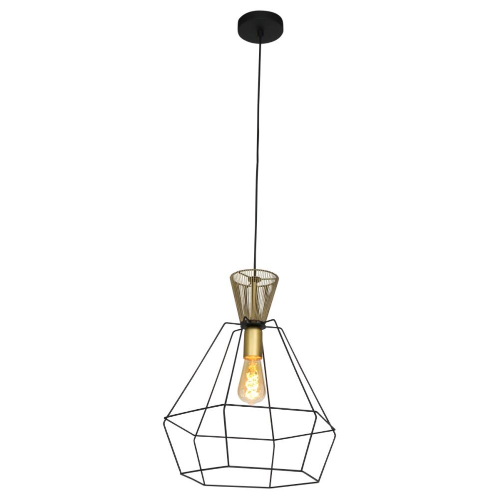 Suspension Steinhauer Lillehammer Noir, 1 lumière main product photo