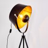 Lampadaire Jupiter Noir doré, 1 lumière