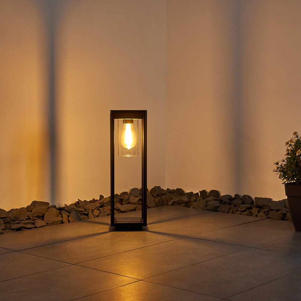 Borne lumineuse Baoshan Noir, 1 lumière