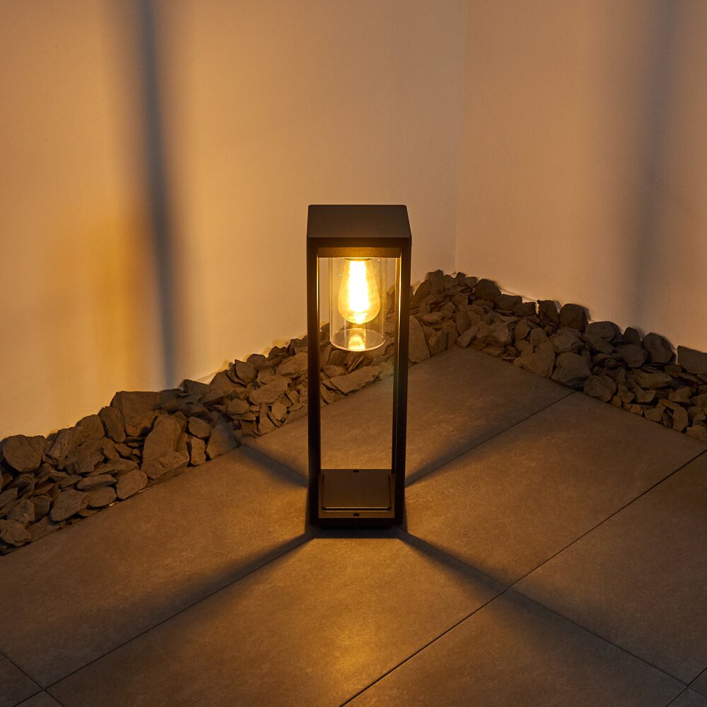 Borne lumineuse Baoshan Noir, 1 lumière