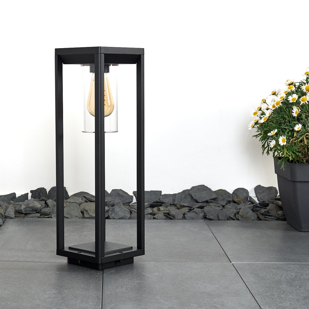 Borne lumineuse Baoshan Noir, 1 lumière