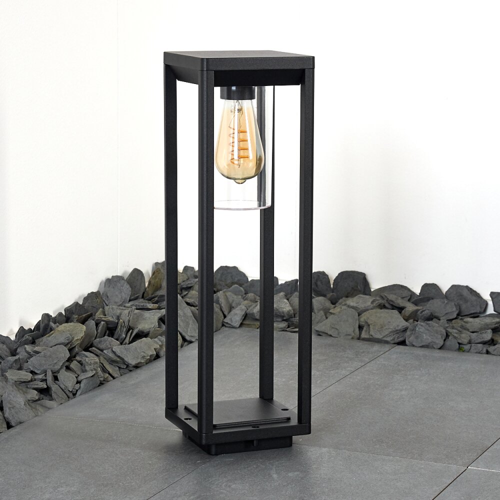 Borne lumineuse Baoshan Noir, 1 lumière