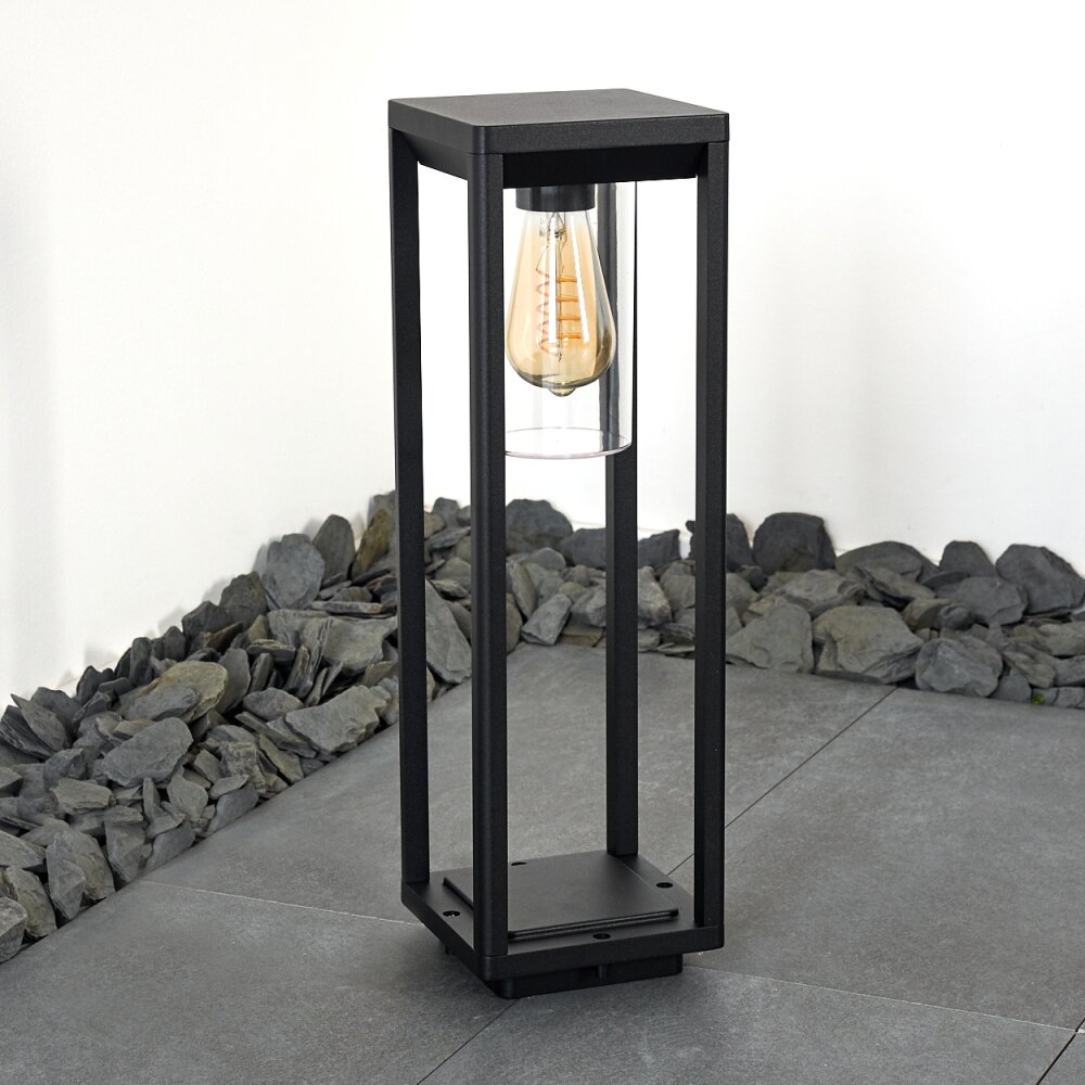 Borne lumineuse Baoshan Noir, 1 lumière