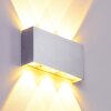 Applique murale Lente LED Aluminium, 6 lumières