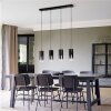 Suspension Trio Leuchten ROBIN Noir, 4 lumières