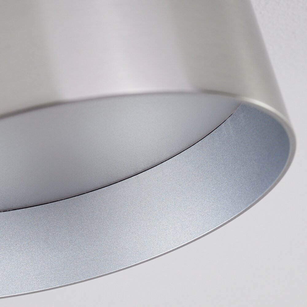 Plafonnier Baraboo LED Nickel mat, 2 lumières