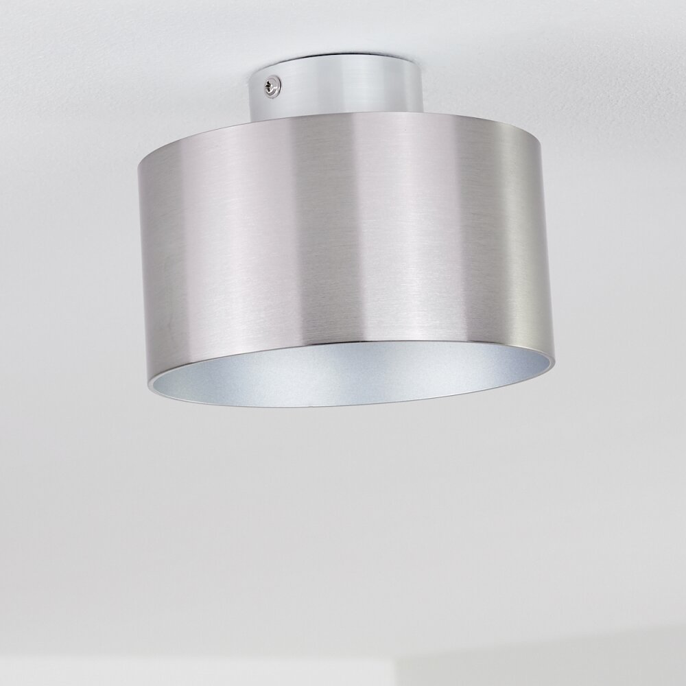 Plafonnier Baraboo LED Nickel mat, 2 lumières