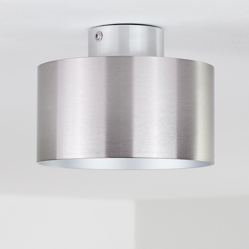 Plafonnier Baraboo LED Nickel mat, 2 lumières