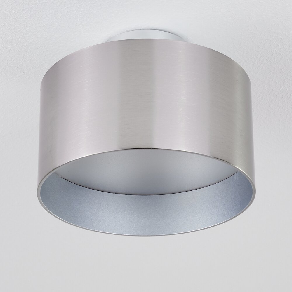 Plafonnier Baraboo LED Nickel mat, 2 lumières