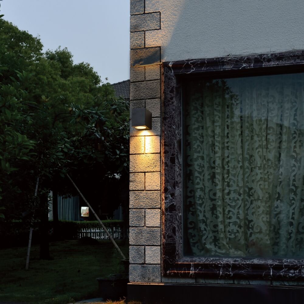 Lampe d'extérieur Steinhauer Luuka Noir, 1 lumière