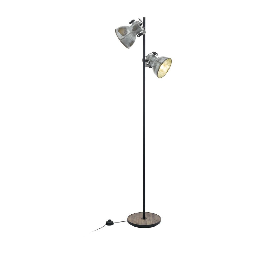 Lampadaire Eglo BARNSTAPLE Brun, Noir, 2 lumières main product photo