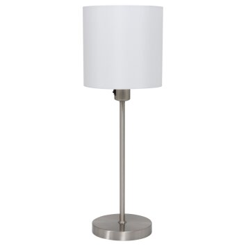 Lampe de table Steinhauer Noor Acier inoxydable, 1 lumière
