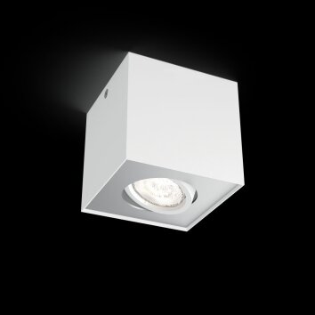 Plafonnier Philips Box LED Blanc, 1 lumière