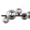 Suspension Globo JONDA LED Noir, 9 lumières