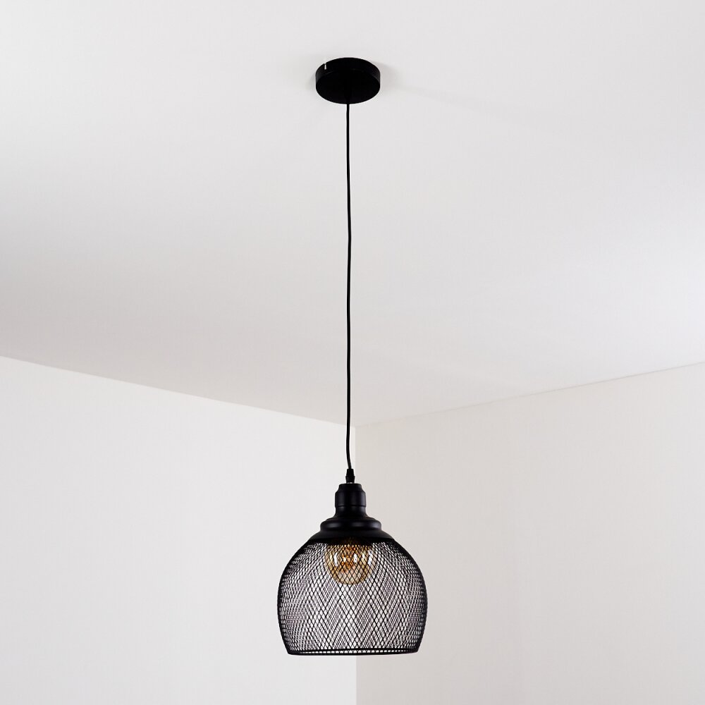 Suspension Moholm Noir, 1 lumière