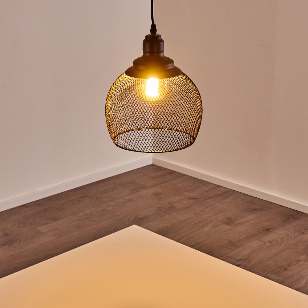 Suspension Moholm Noir, 1 lumière