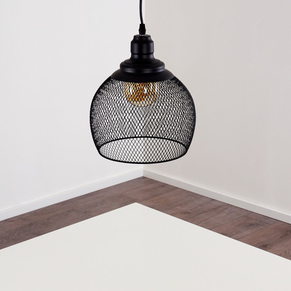 Suspension Moholm Noir, 1 lumière