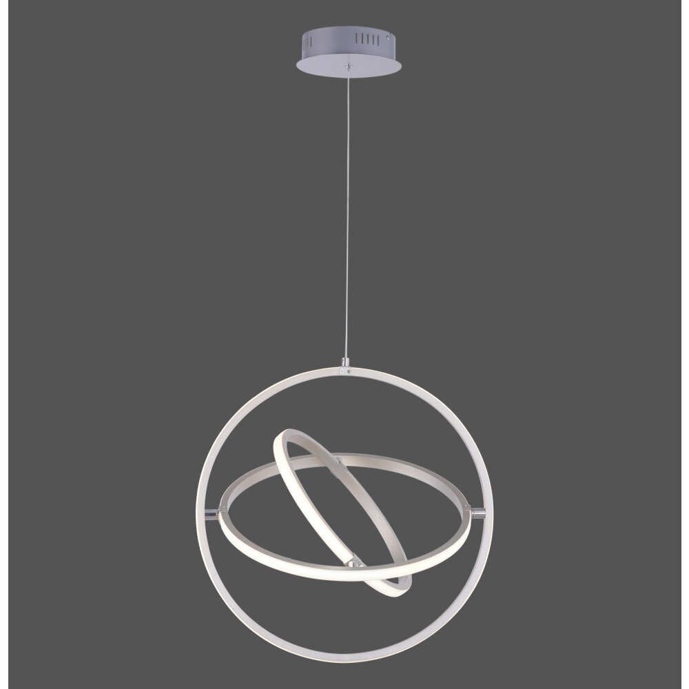 Suspension Leuchten-Direkt JELLA LED Nickel mat, 3 lumières